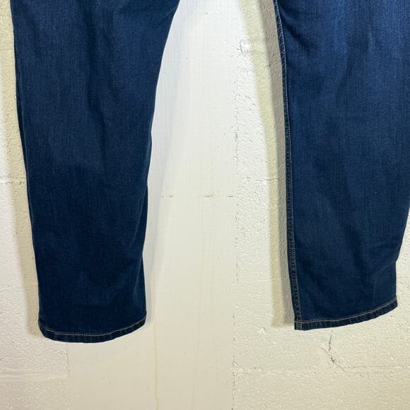Alfani Men's Jon Medium Wash Straight Fit Stretch Jeans, blue 36/30 $60 - Picture 5 of 7